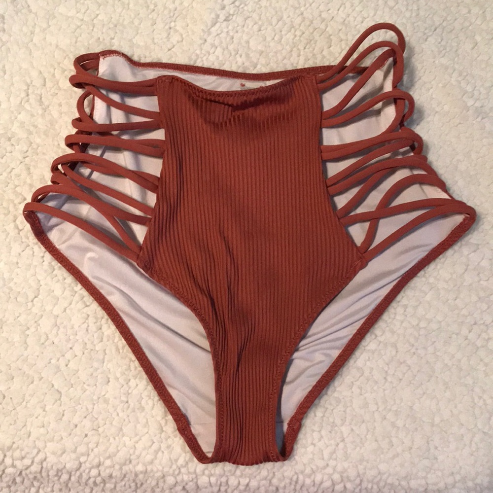 VS HIGH WAISTED SWIM BOTTOMS